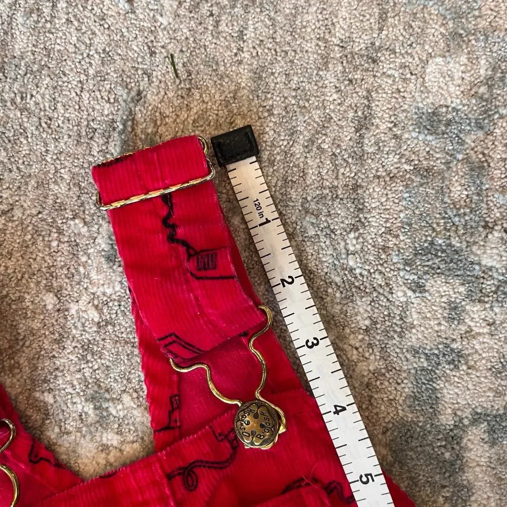 Vintage OshKosh B'gosh Red Corduroy Tools Overalls 4T USA